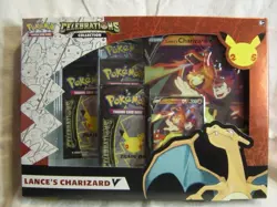 POKEMON- LANCE'S CHARIZAR V CELEBRATIONS COLLECTON BOX SET - Image 1