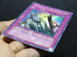 Solemn Judgment DB2-EN073 Yugioh Cards (Near Mint) - Image 3
