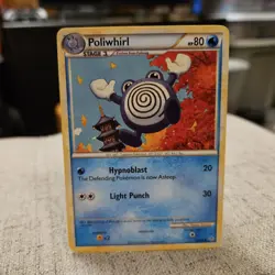 Poliwhirl Pokemon TCG HGSS Unleashed Uncommon Card #37/95 - Image 1