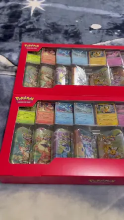 2 Pokemon TCG Prismatic Evolutions Costco 8 Mini-Tin Bundle w/Promo Cards SEALED - Image 2