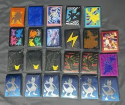 Random Pokemon ETB Sleeves Lot of 23 Sealed Packs - 65 Sleeves Each - Image 1