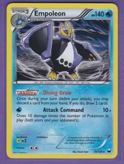 Empoleon 29/108 Holo Rare Dark Explorers Pokemon Holo Near Mint - Image 1