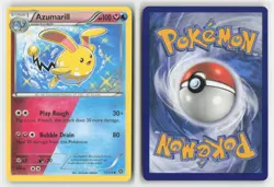 Azumarill 77/114 Uncommon Steam Siege Pokemon Lightly Played - Image 3