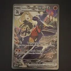Cynthia's Garchomp ex 232/182 SV10 Destined Rivals SIR Full Art Holo. NM - Image 1