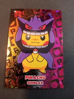 Pikachu Poncho Gengar Rainbow Holo Team Rocket Card Database Peru Pokemon - Image 1