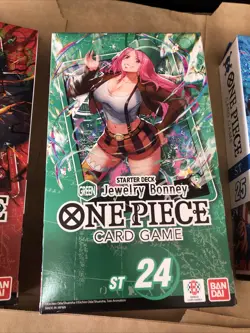 Set of 6 One Piece Card Game Starter Deck St 23 24 25 26 27 28 English Luffy - Image 3