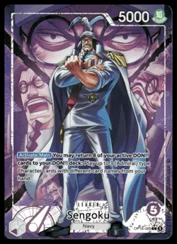 One Piece The Time of Battle #OP16-060 Sengoku (060) (Alternate Art) - Image 1
