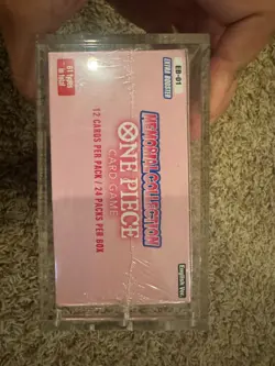 Wave 1 SEALED One Piece TCG Memorial Collection EB-01 Extra Booster Box 24 Packs - Image 3