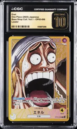 2025 ONE PIECE: JAPANESE #OP05-098 ENEL CGC 10 PRISTINE - Image 1
