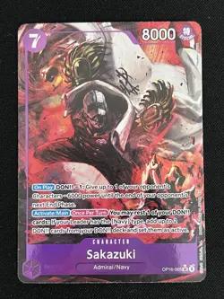 Sakazuki Alternate Art OP16-065 The Time of Battle Foil Alt One Piece EN English - Image 1