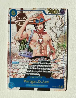 One Piece TCG - Carrying On His Will - Portgas.D.Ace (Parallel) OP13 119 - SEC - Image 1