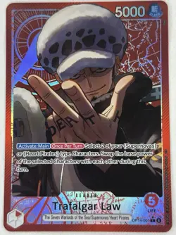 One Piece Trafalgar Law OP14-001 Alt Art Leader - Image 1