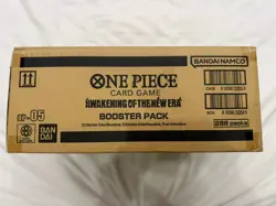 One Piece OP-05 Awakening of the New Era Sealed English Booster Case - Image 1