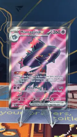 Mismagius ex 112/094 Pokemon Phantasmal Flames Ultra Rare Near Mint - Image 1