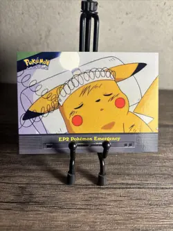 EP2 Pokemon Emergency - TV Topps Series 2 - BLUE LOGO - POKEMON CARD - NM! - Image 1