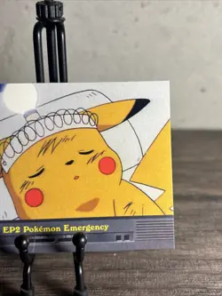 EP2 Pokemon Emergency - TV Topps Series 2 - BLUE LOGO - POKEMON CARD - NM! - Image 3