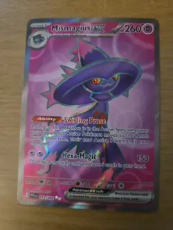 Pokemon Card Mismagius EX 112/094 Phantasmal Flames Full Art Ultra Rare NM - Image 1