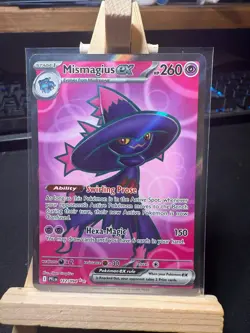 Pokemon TCG Mismagius EX 112/094 Ultra Rare – Phantasmal Flames – Near Mint - Image 1