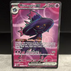 Mismagius EX 112/094 Phantasmal Flames Full Art holo Pokemon TCG Card - Image 1