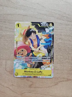 Monkey.D.Luffy Welcome Pack 2026 Vol.1 OP10-111 One Piece Promo Full Art NM - Image 1