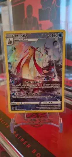 Pokemon Card Milotic TG02/TG30 Silver Tempest Full Art Character Holo Rare NM - Image 1