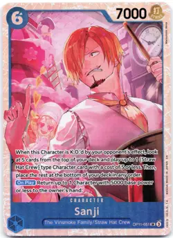 Sanji OP11-051 Foil A Fist of Divine Speed - Image 1