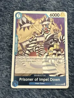 Prisoner of Impel Down OP16-042 R The Time of Battle Foil English One Piece - Image 1