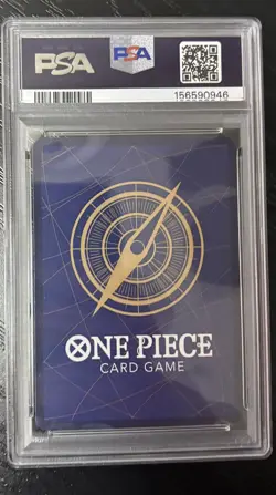 2025 ONE PIECE GEAR TWO ALTERNATE ART OP11-A FIST OF DIVINE SPEED #080 PSA 10 - Image 2
