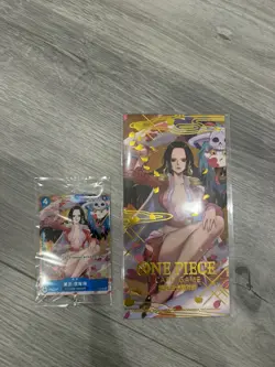 One Piece Card Game Chinese Boa Hancock P-066 2025 New Year Red Packet - Image 1