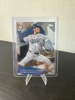 Yoshinobu Yamamoto SP Gold 15/50 Topps 2026 Series 2 Stars of MLB - Image 1