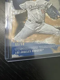 Yoshinobu Yamamoto SP Gold 15/50 Topps 2026 Series 2 Stars of MLB - Image 3
