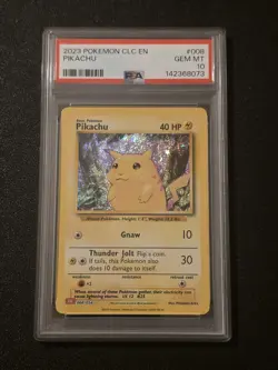 Pikachu - Pokemon Classic Collection - 008/034 - 2023 - PSA 10 💎 GEM MINT - Image 1