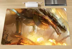 Magic the Gathering Glorybringer MTG Playmat TCG Trading Card Game Play Mat Pad - Image 1