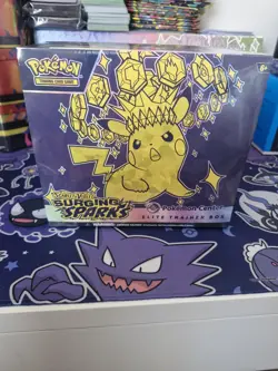 Pokemon TCG Scarlet Violet Surging Sparks Pokemon Center Etb With Acrylic Case 2 - Image 2