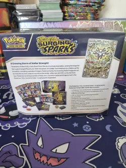 Pokemon TCG Scarlet Violet Surging Sparks Pokemon Center Etb With Acrylic Case 2 - Image 4
