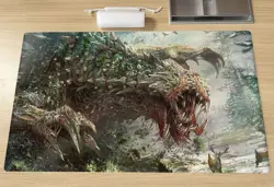 Magic the Gathering Tarmogoyf MTG Playmat TCG CCG Trading Card Game Play Mat Pad - Image 1