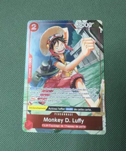 LP Monkey D. Luffy OP06-013 Rare French Promo 1st Anniversary - Image 1