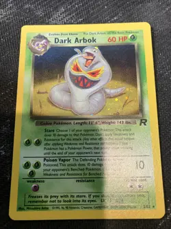 Dark Arbok - 2/82 - Pokemon Team Rocket Unlimited Holo Rare Card WOTC LP+ - Image 1