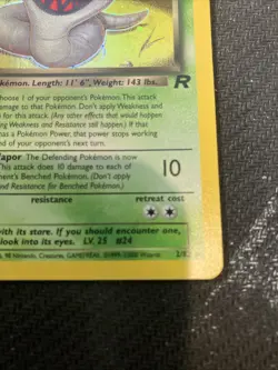 Dark Arbok - 2/82 - Pokemon Team Rocket Unlimited Holo Rare Card WOTC LP+ - Image 2
