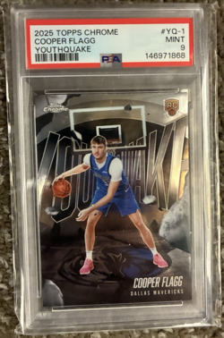 2025-26 Topps Chrome - Youthquake Cooper Flagg #YQ-1 (RC) PSA 9 - Image 1