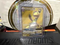 Pokemon TCG Ampharos GX Full Art Ultra Rare Holo Sm-Team Up 163/181 - Image 1