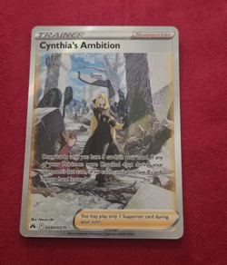 The Pokemon Company Cynthia's Ambition GG60/GG70 CZ GG Ultra Rare Full Art Holo - Image 1