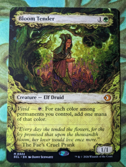x1 NM BORDERLESS - Bloom Tender (0324) (Showcase) Lorwyn Eclipsed - Image 1