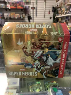 Magic The Gathering Marvel Super Hero’s Collectors Booster Box SEALED - Image 1