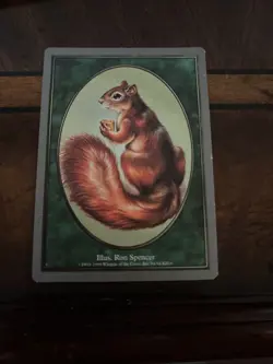 1998 MTG Squirrel Token #94 Unglued UGL Ron Spencer Art Vintage Magic Rare - Image 1