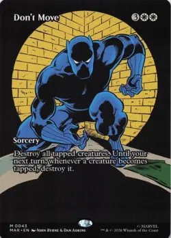 Don't Move (Borderless) 43 Marvel Universe Eternal-Legal MTG NM/M - Image 1