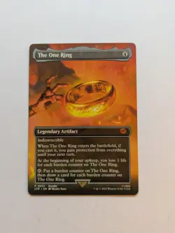 The One Ring Borderless Regular LOTR x MTG - Image 1