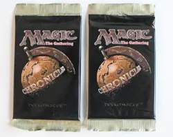 Magic: The Gathering Chronicles Factory Sealed Booster Packs Lot of 2 - Image 1