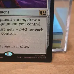 MTG Swordsman's Steel - Foil, NM-Mint, English Commander: Marvel Super Heroes - Image 2