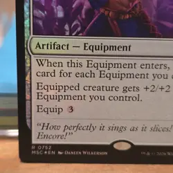 MTG Swordsman's Steel - Foil, NM-Mint, English Commander: Marvel Super Heroes - Image 3